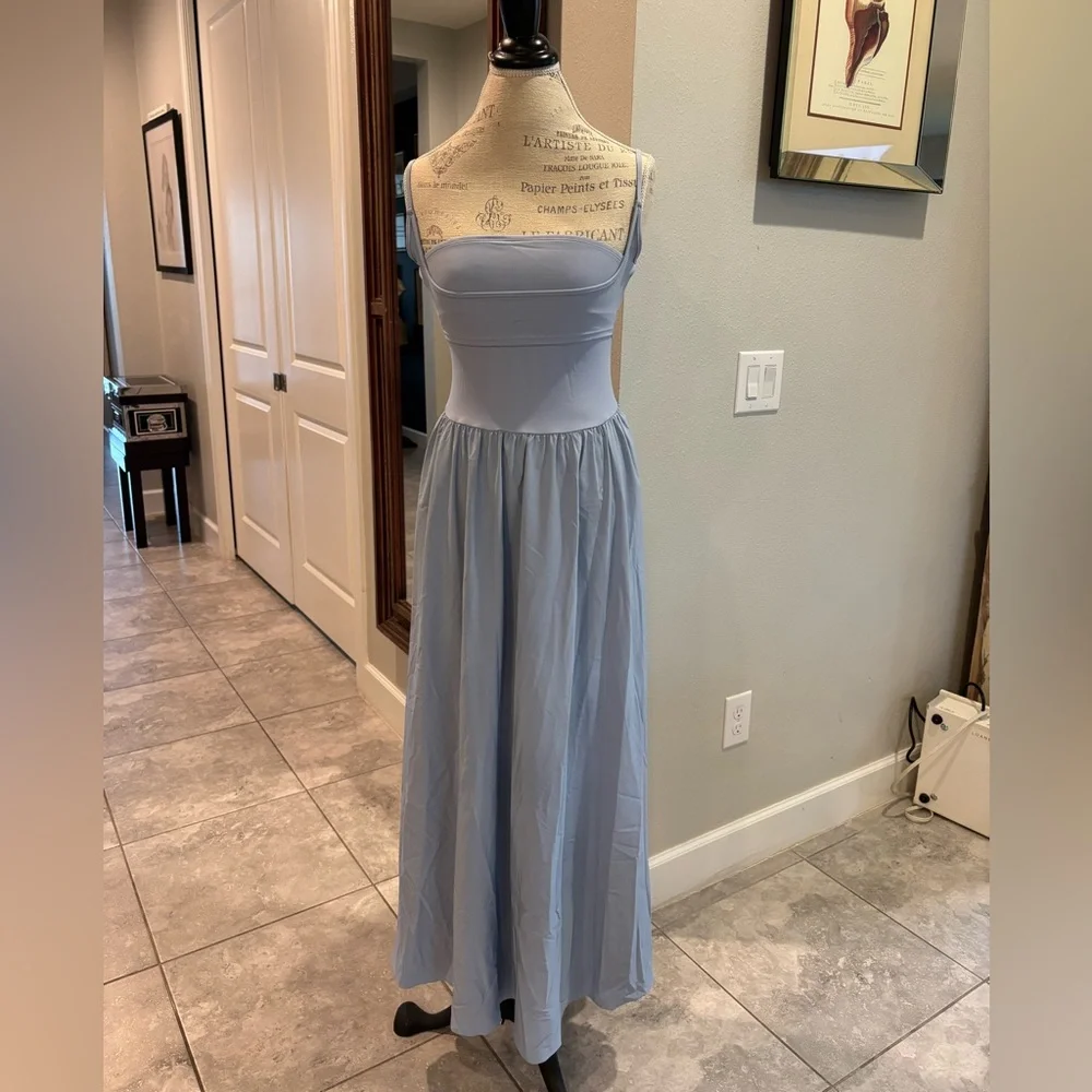 HALARA Breezeful™ Pocket Flowy Flare Maxi Quick Dry Casual Slip Dress - Picture 2 of 6